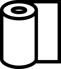 Paper Roll Craft Design Svg File, Free Vectors File